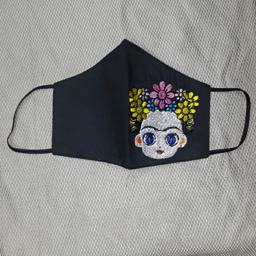 Mexican Embroidered Face Mask - Picture 1 of 4